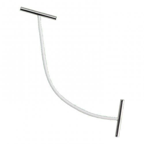 [SP00399] Elastic Treasury Tags Metal Ended 100mm White x 100