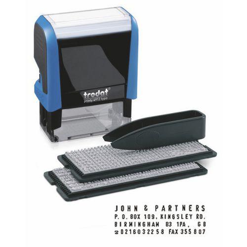 [SP00406] Trodat Printy 4912 DIY 4 Line Self-Inking Stamp x 1
