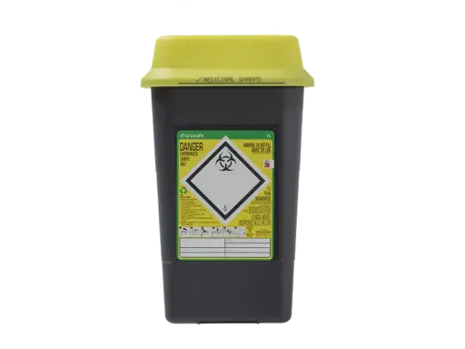 [MD10313] Sharpsafe 7L Yellow Sharps Bin  