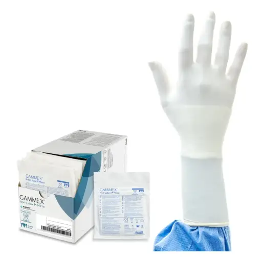 [MD10348-8] Gammex Non-Latex PI Micro Sterile Gloves x 50 pairs, 8.0