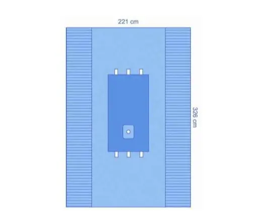 [MD10381] Eclipse Reinforced Extremity Drape 91cm x 91cm x 12