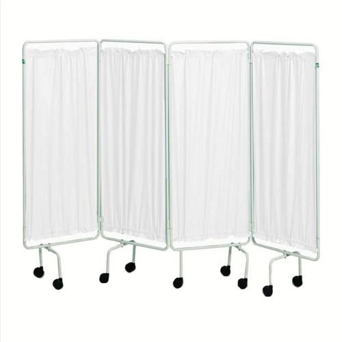 [MD03043-WHBUY] Plastic Privacy Screen Curtains - Set of 4 - White 