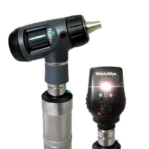 [MD10418] Welch Allyn 3.5v Coaxial Opthalmoscope & Macro View Otoscope Diagnostic Set 
