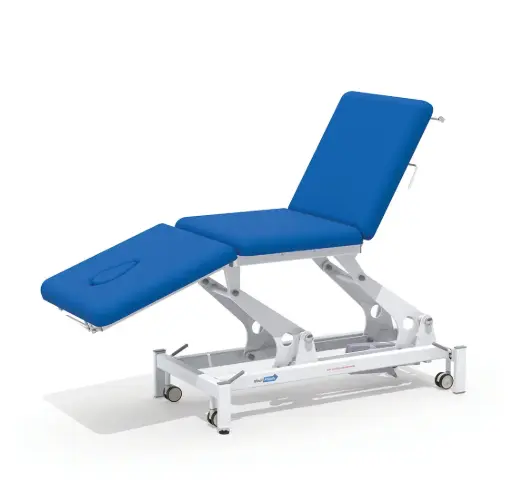 [MD10491] Medi-Plinth Physio+ 3 Section Physio Couch - Electric - Mid Blue