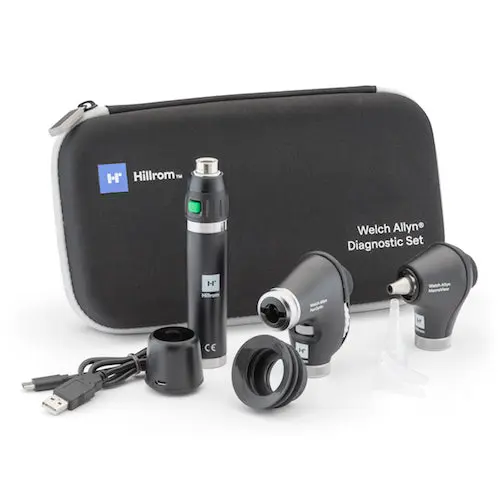 [MD10519] Welch Allyn 3.5v Diagnostic Set with PanOptic Ophthalmoscope and MacroView Otoscope