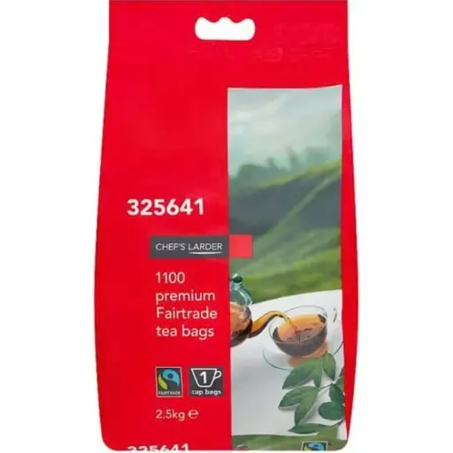 [SP00469] Chefs Larder Fairtrade Tea Bags Premium 2.5kg x 1100